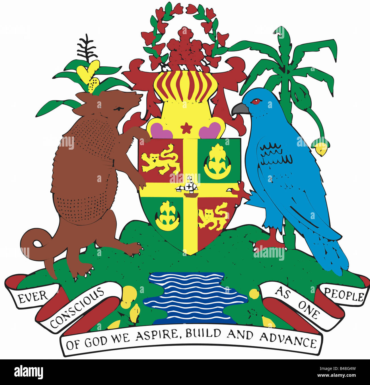 Heraldry Coat Of Arms Grenada National Coat Of Arms Symbol Stock heraldry-coat-of-arms-grenada-national-coat-of-arms-symbol-stock