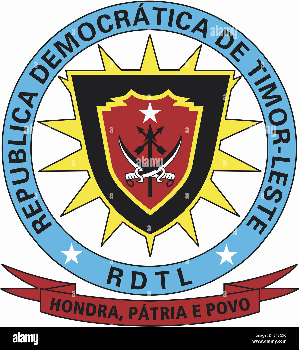 heraldry, coat of arms, East Timor, , Additional-Rights-Clearance-Info ...