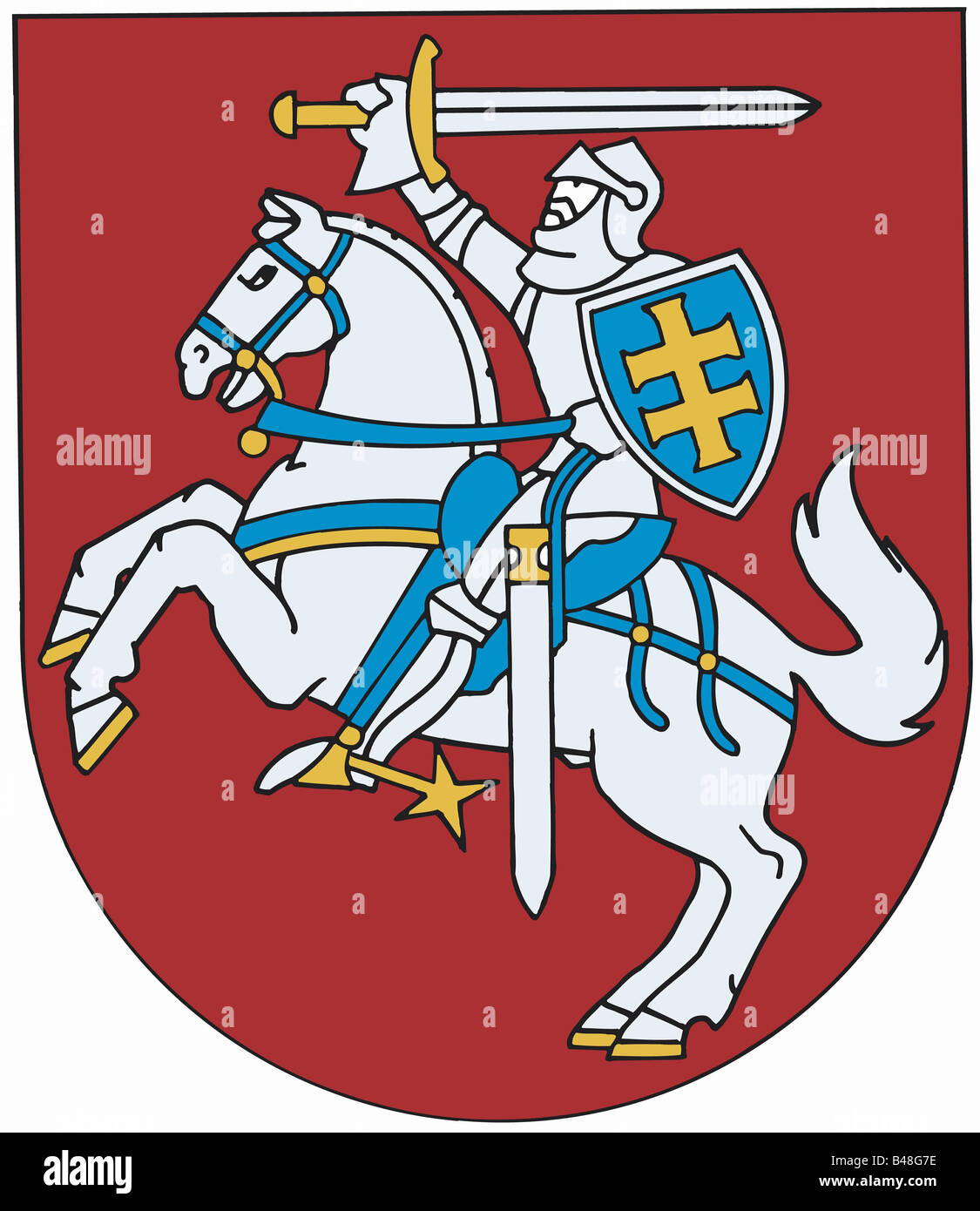 Download heraldry, coat of arms, Lithuania Stock Photo: 19857362 - Alamy