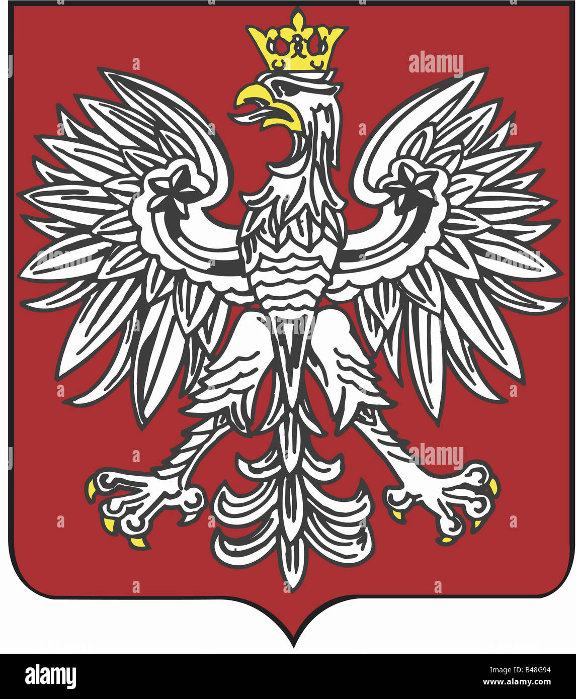 heraldry, coat of arms, Poland, , Additional-Rights-Clearance-Info-Not-Available Stock Photo