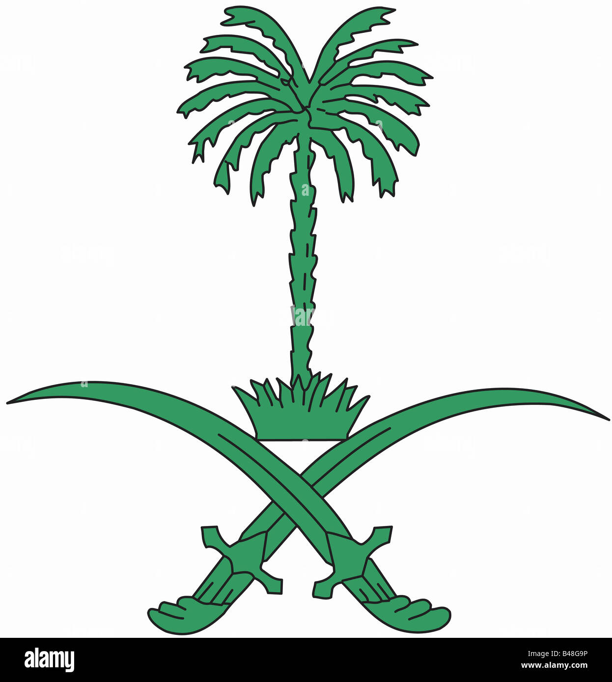 heraldry, coat of arms, Saudi Arabia, national coat of arms, symbol ...