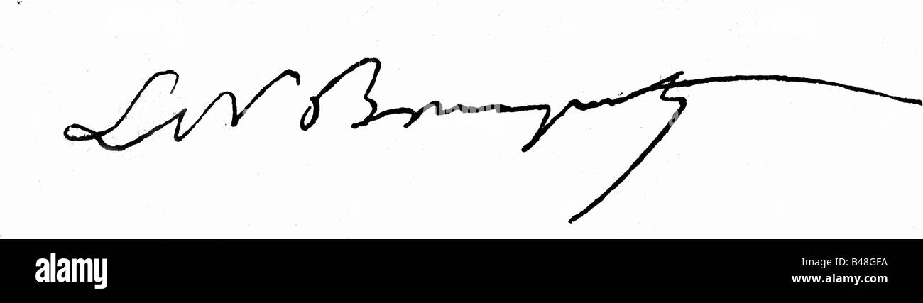 Napoleon III, 20.4.1808 - 9.1.1873, Emperor of the French 2.12.1852 - 2.9.1870, his signature as President of the Republic, 1848, , Stock Photo