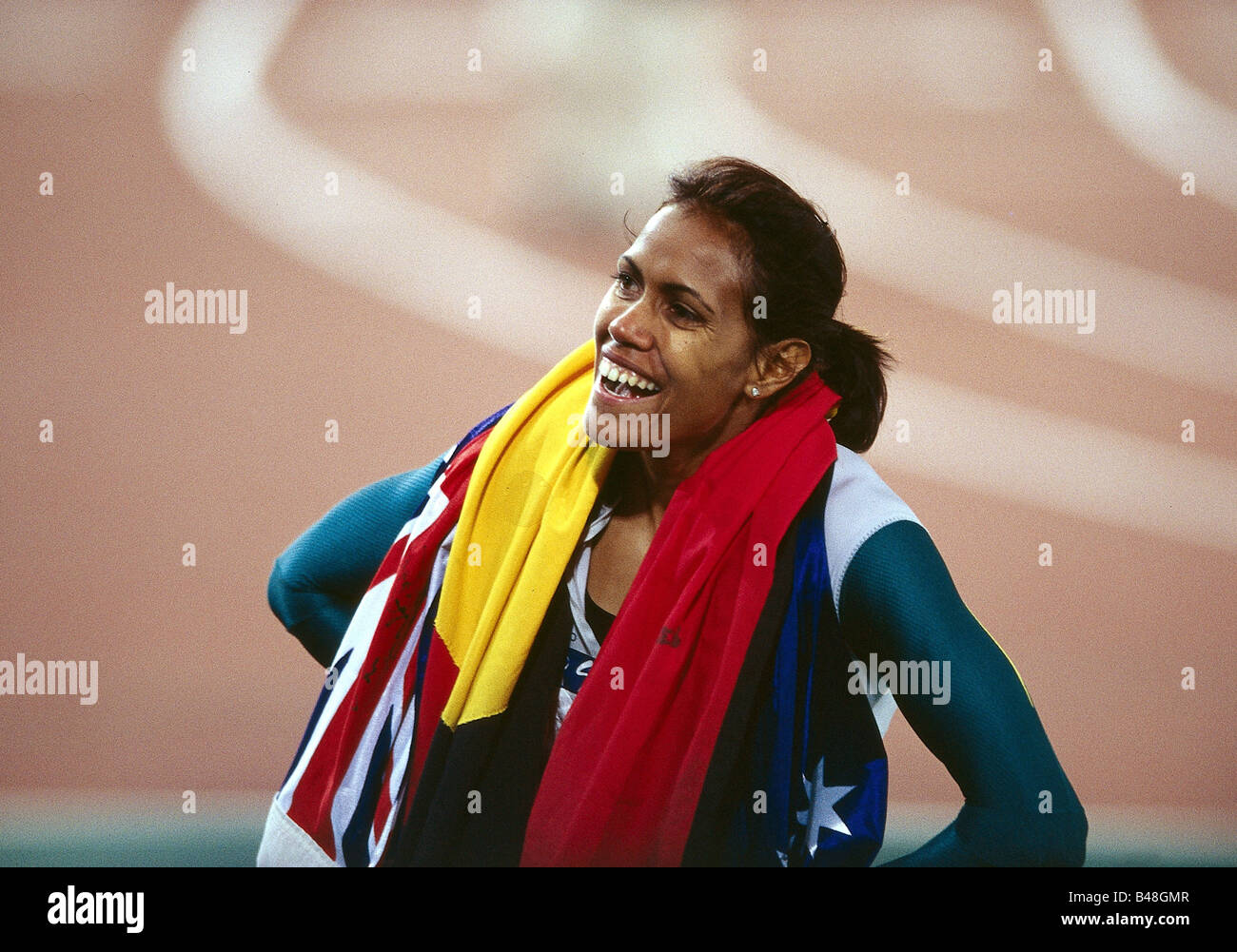 Freeman Cathy, * 16.2.1973, half length, Olympic Games, Sydney, 2000, Stock Photo