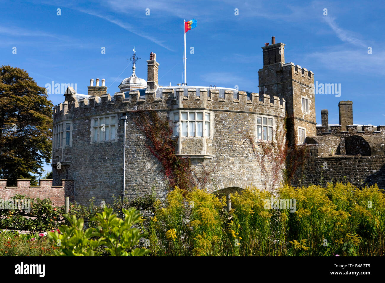 Walmer Castle and Gardens Stock Photo