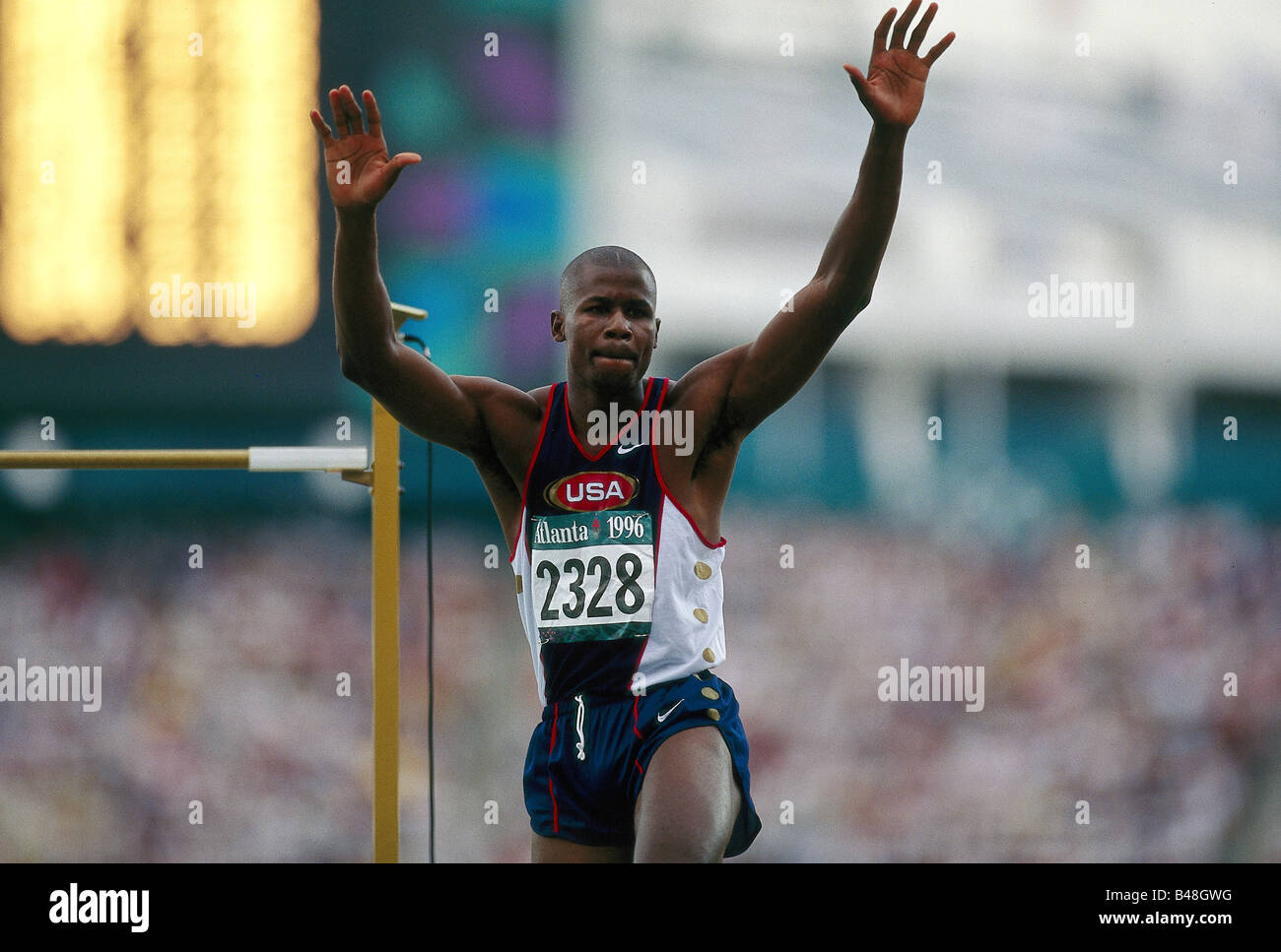 Austin, Charles, American athlete (athletics), half length, Olympic