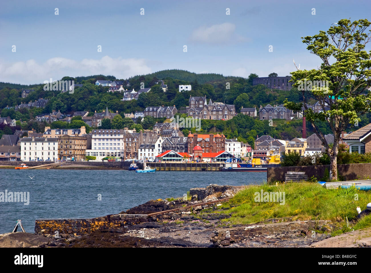 Oban harbour Argyll and Bute Scotland Great Britain UK 2008 Stock Photo