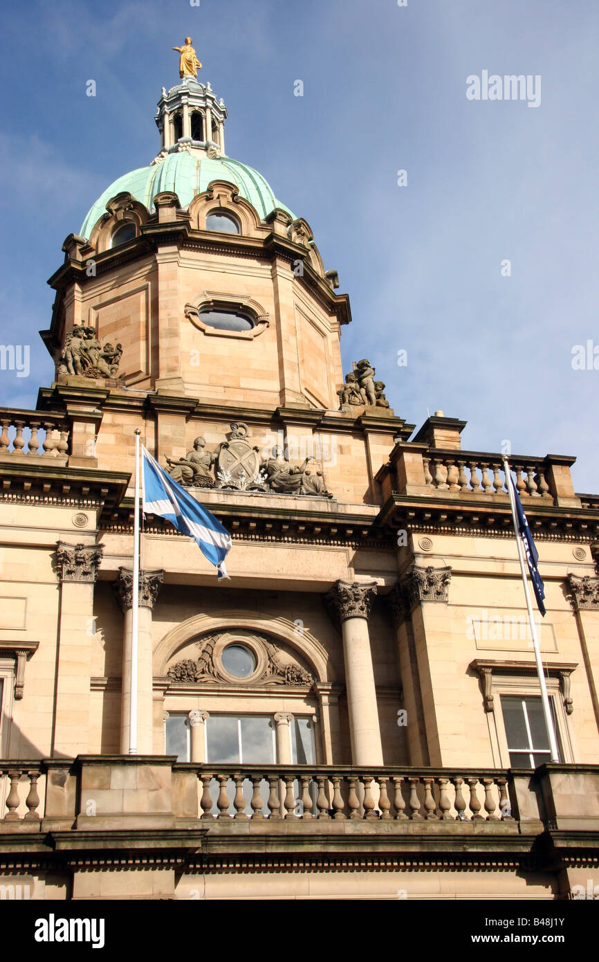 Halifax Bank of Scotland HBOS on the mound Edinburgh Stock Photo Alamy