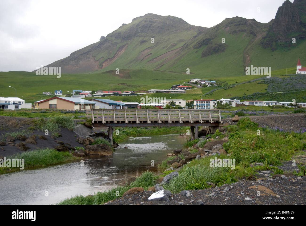 Vik Village, Iceland Stock Photo