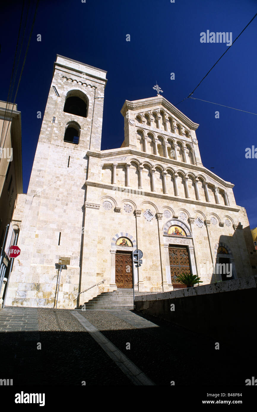 Italy, Sardinia, Cagliari, cathedral Santa Maria di Castello Stock Photo