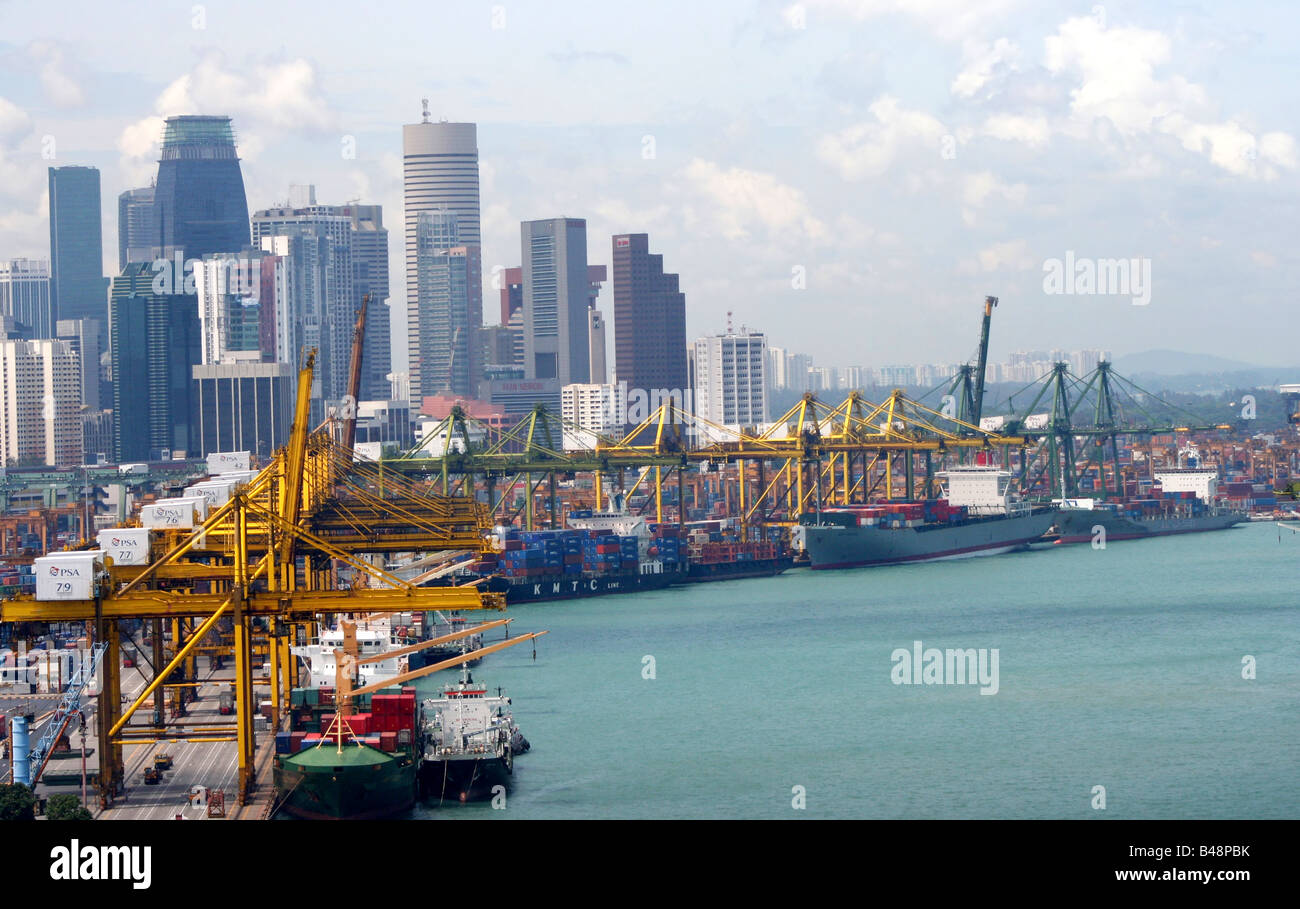 Singapore port hires stock photography and images Alamy