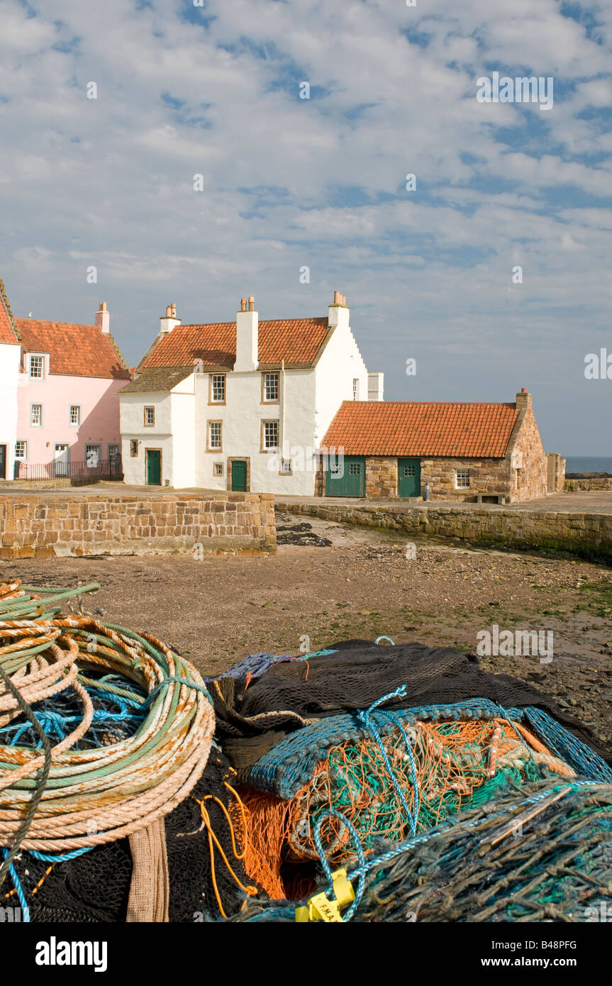 Pitteweem Fishing Village in the Kingdom of Fife Stock Photo
