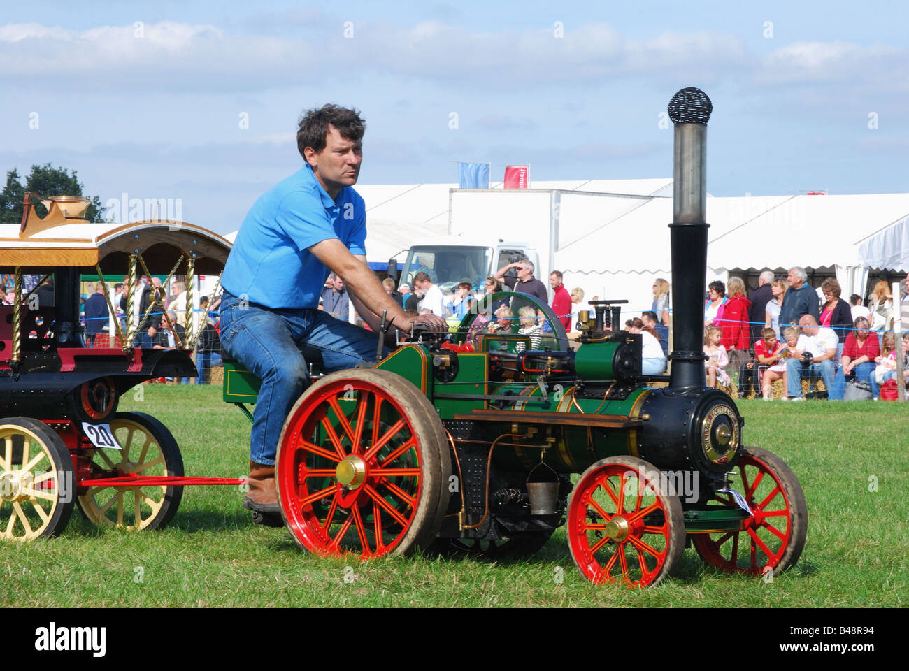 miniature steam engine Stock Photo Alamy
