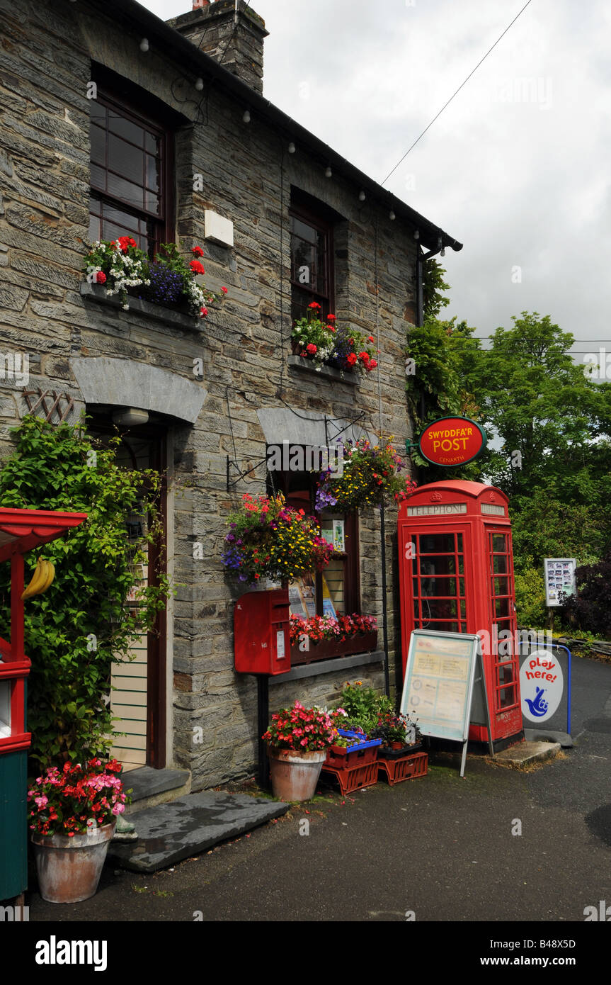 A rural post office in North Wales, Great Britain Stock Photo Alamy