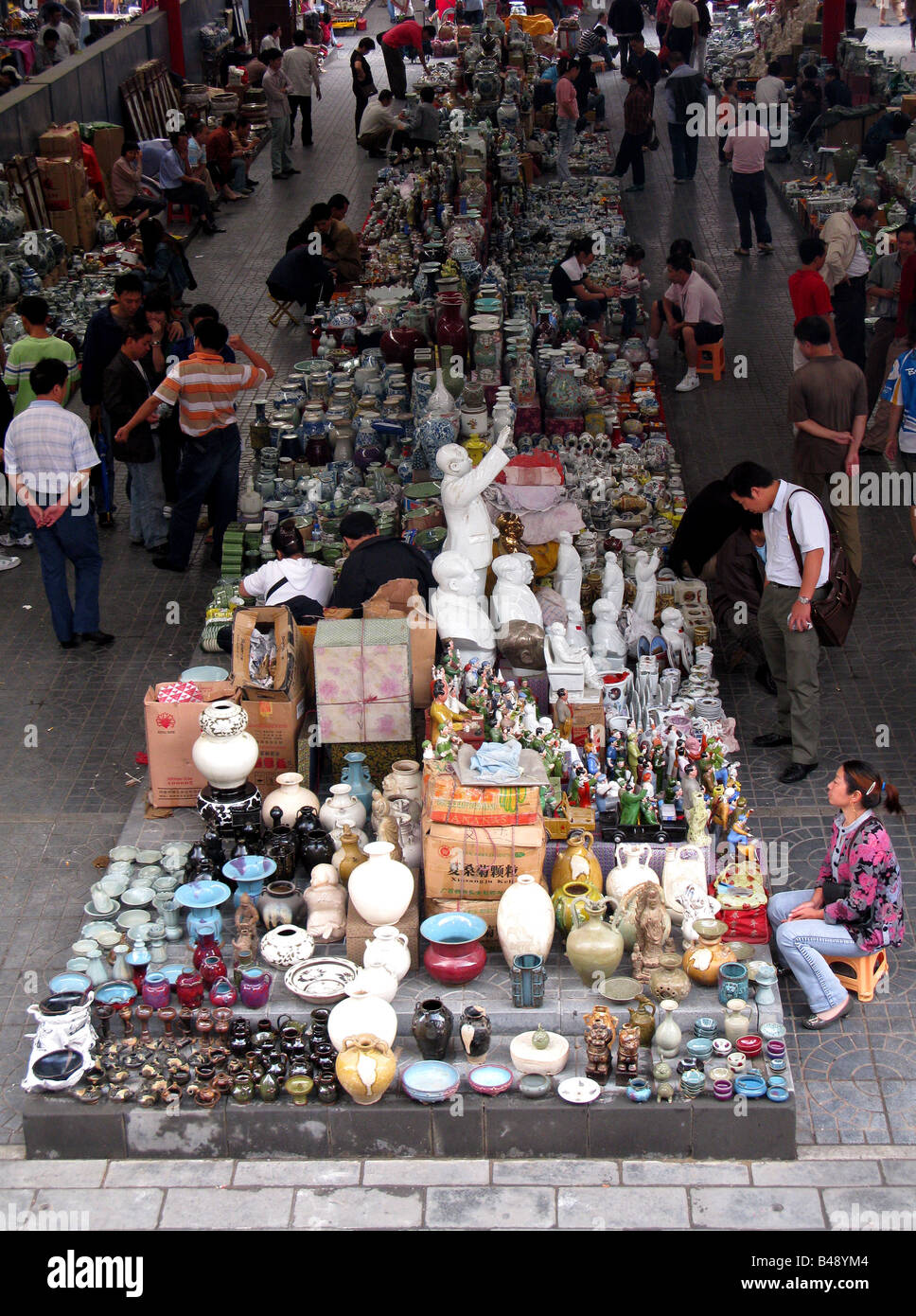Panjiayuan Flea Market in Beijing, China Stock Photo Alamy
