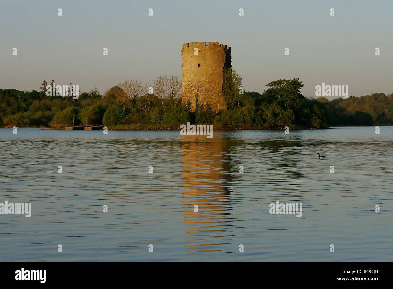 Medieval Island  Keep Stock Photo