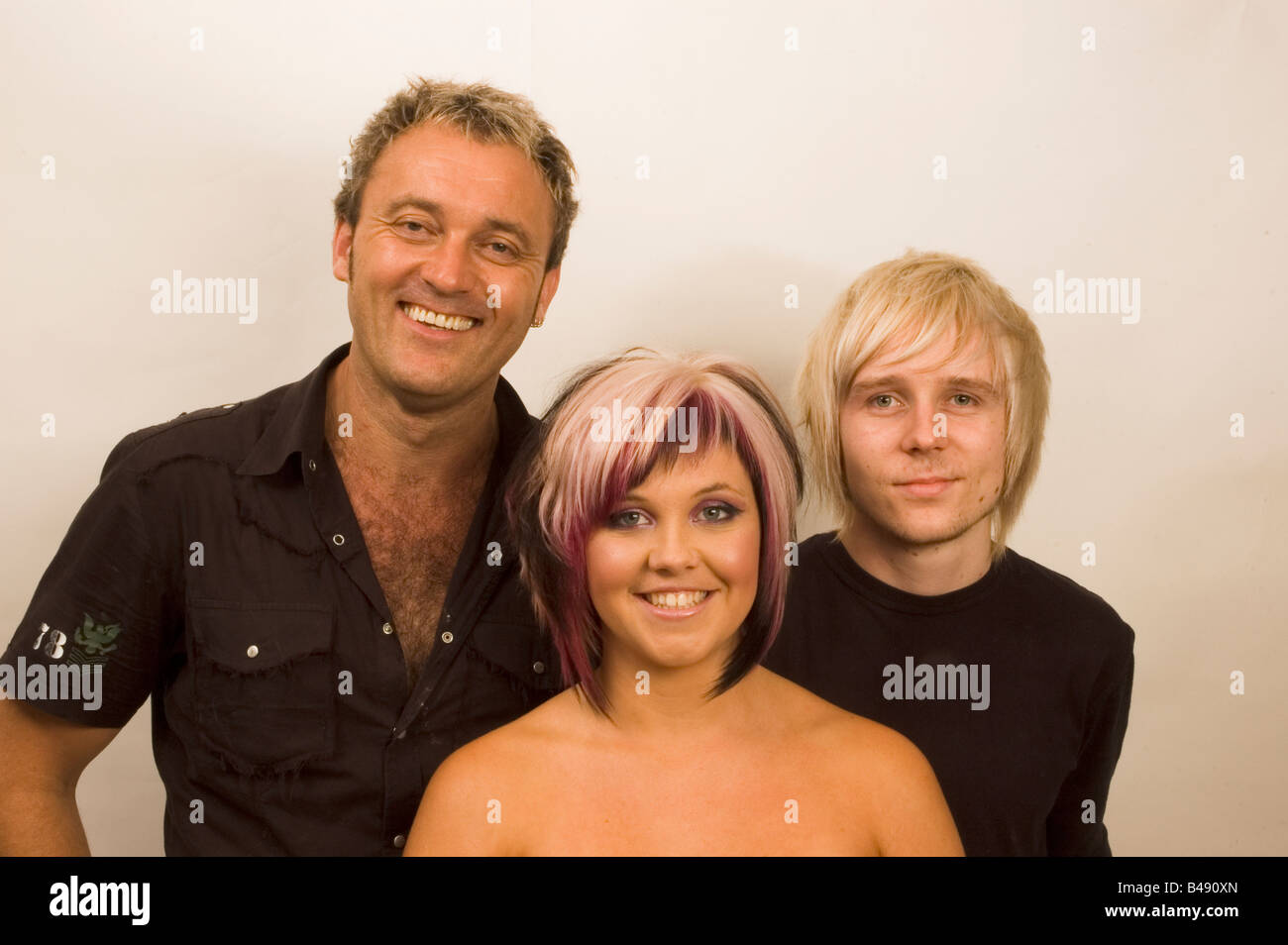 Gang of 3 Stock Photo - Alamy