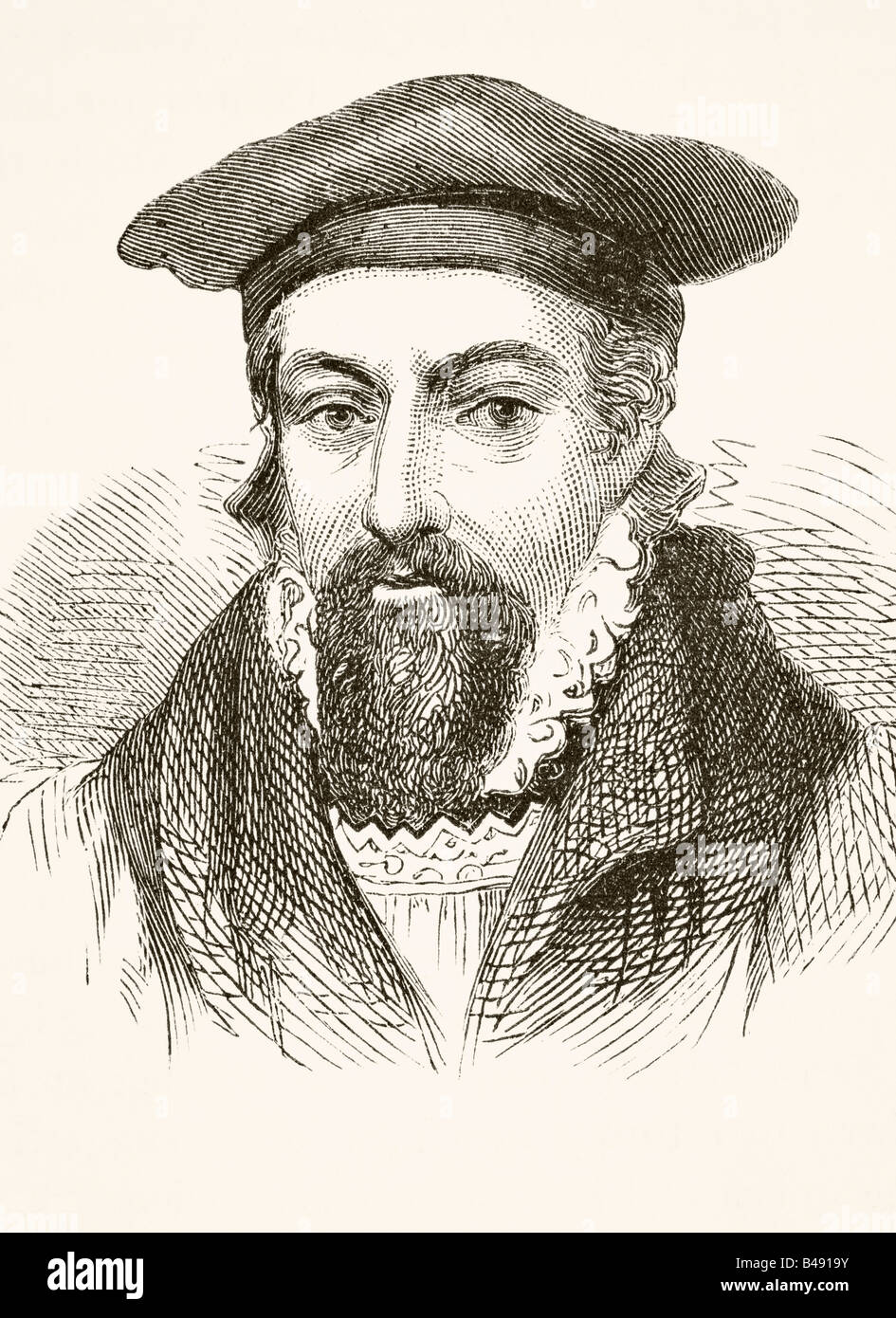 John Whitgift Circa 1530 1604 Archbishop Of Canterbury Stock Photo