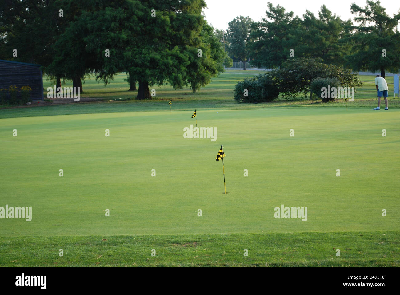 Putting green at the Lions Club Kansas Association for the Blind and