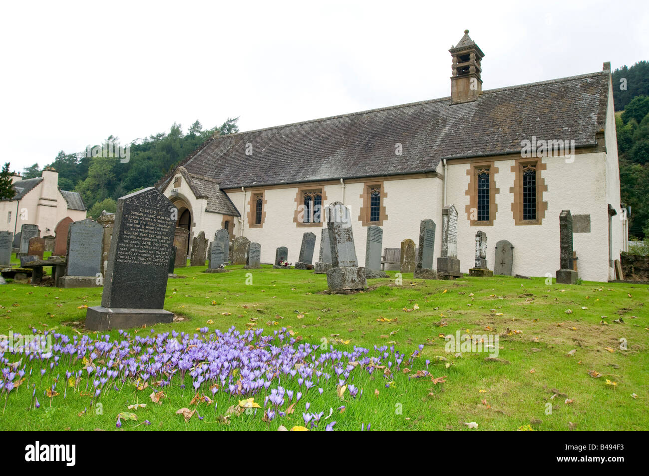 Fortingall Parish Church Perthshire Scotland UK Stock Photo