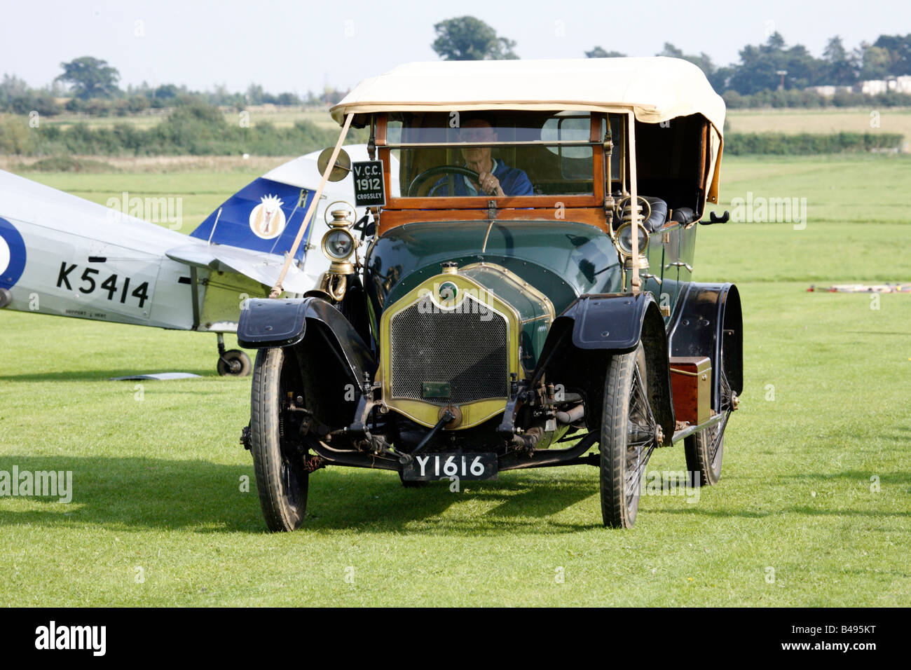 1912 Crossley T5 Shuttleworth Collection Old Warden Bedfordshire Stock Photo