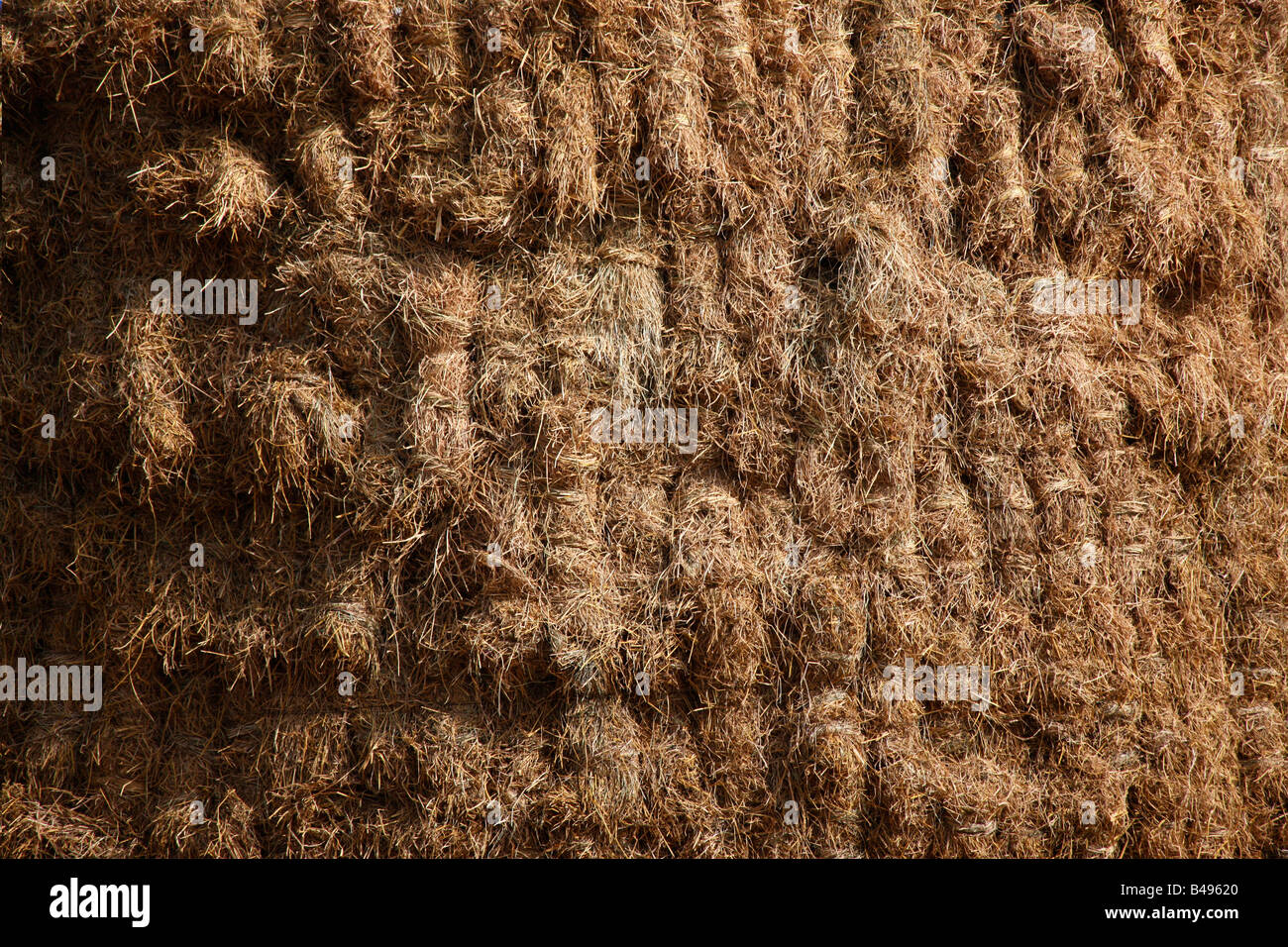 A wall of hay Stock Photo - Alamy