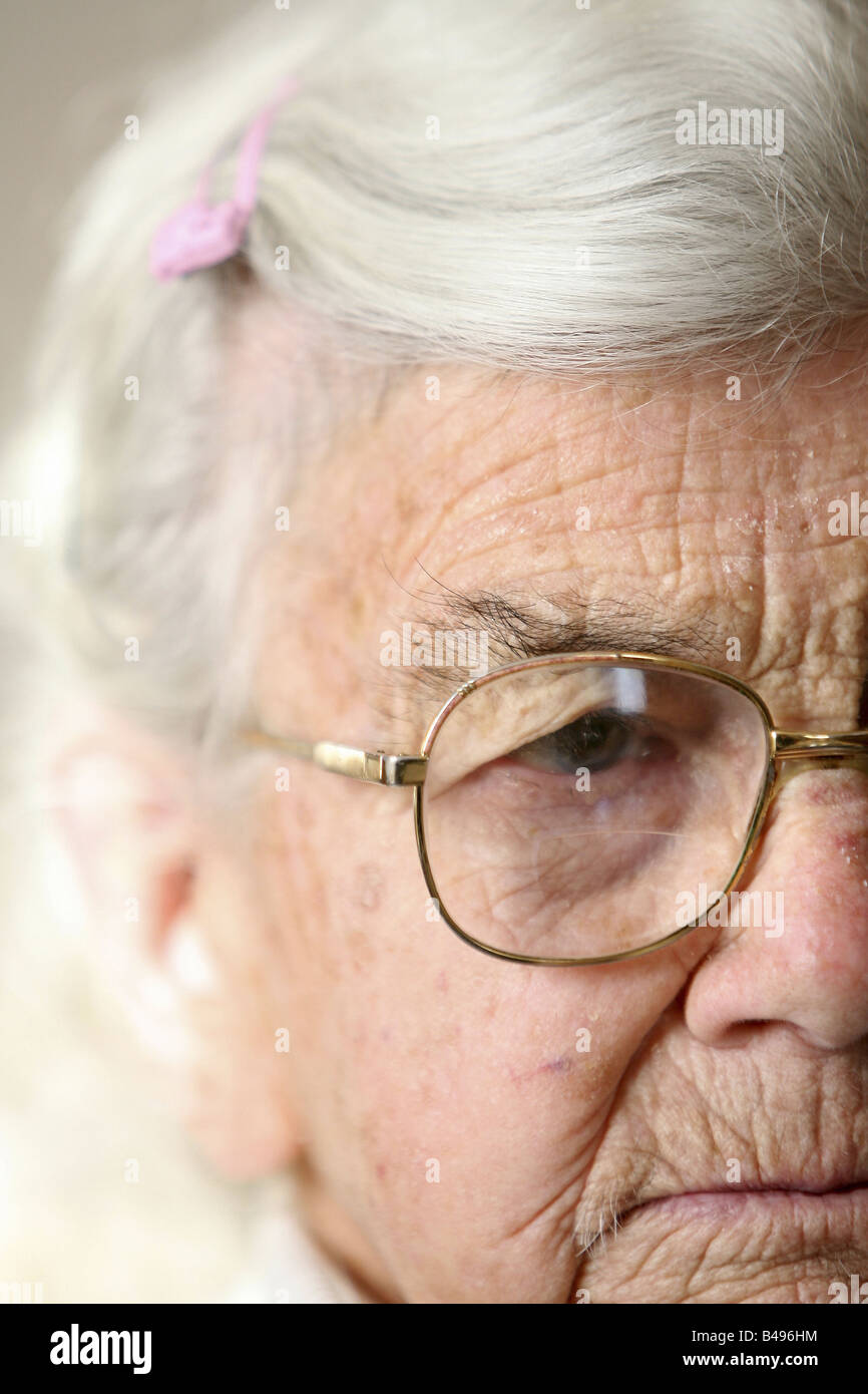 An elderly woman Stock Photo - Alamy