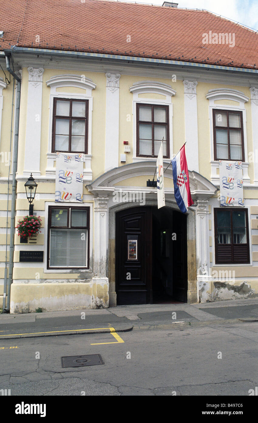 Museum of naive art, Upper Town, Zagreb, Croatia, Europe Stock Photo