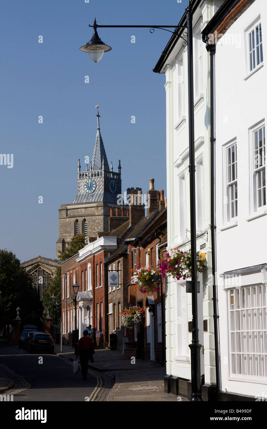 Aylesbury town centre high street hires stock photography and images