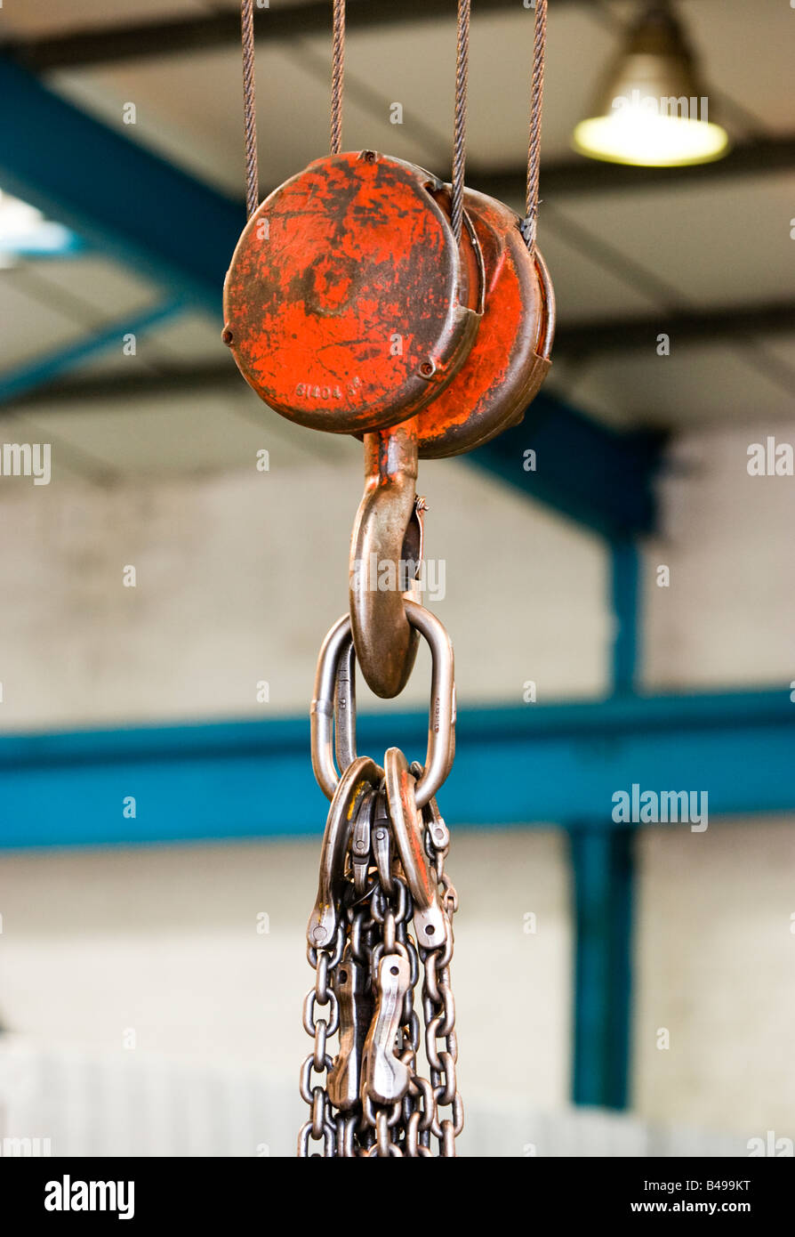 Block and tackle Stock Photo
