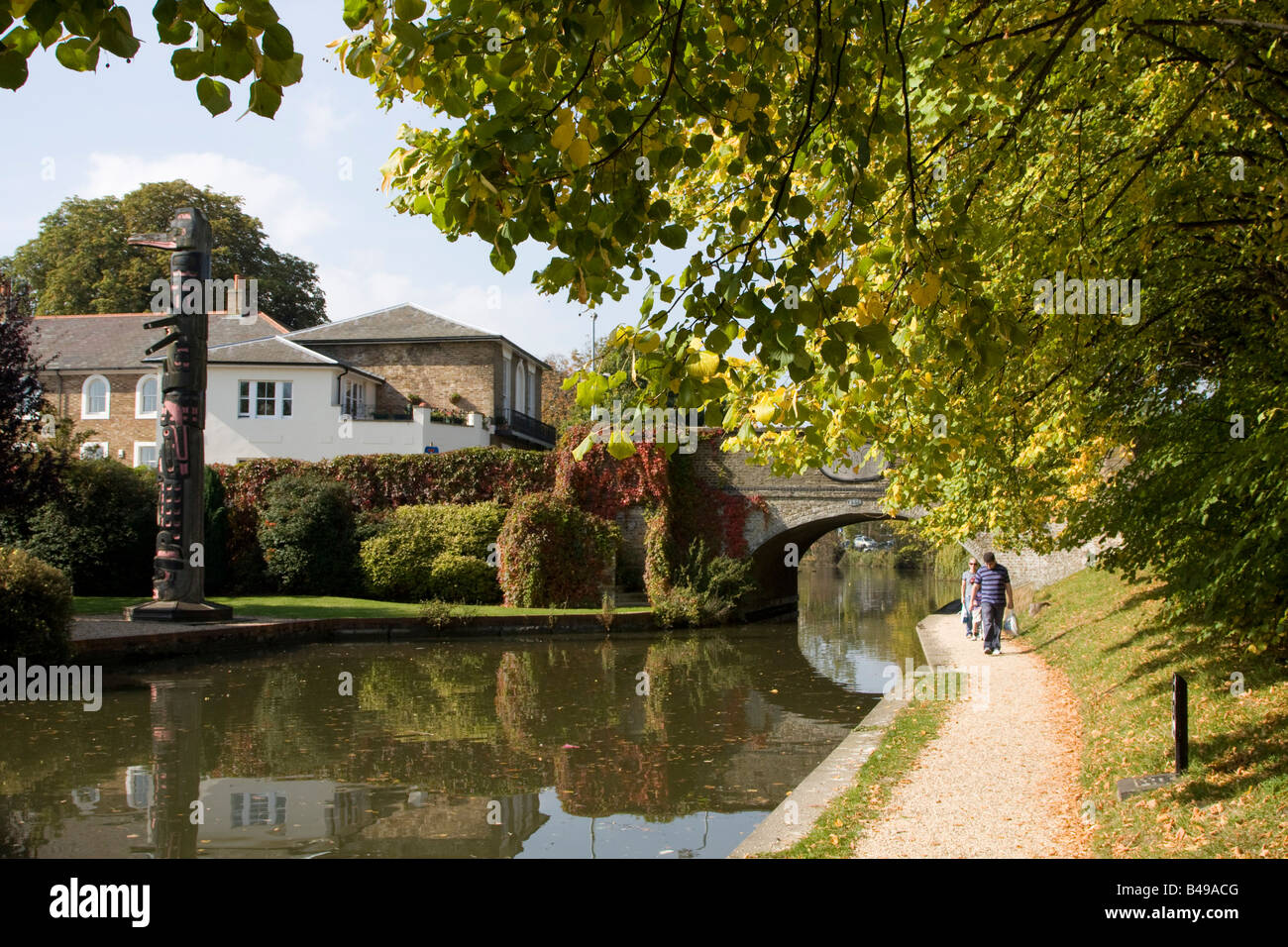 Grand Union Canal Berkhamsted Hertfordshire, England, United Kingdom. Stock Photo