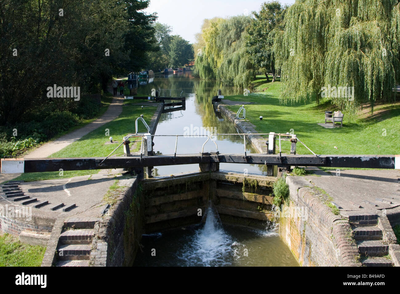 Grand Union Canal Berkhamsted Hertfordshire, England, United Kingdom. Stock Photo