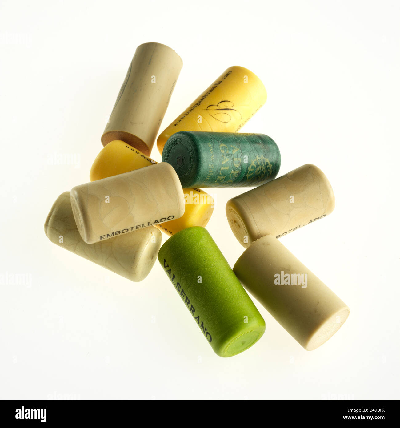 Plastic wine bottle corks Stock Photo Alamy