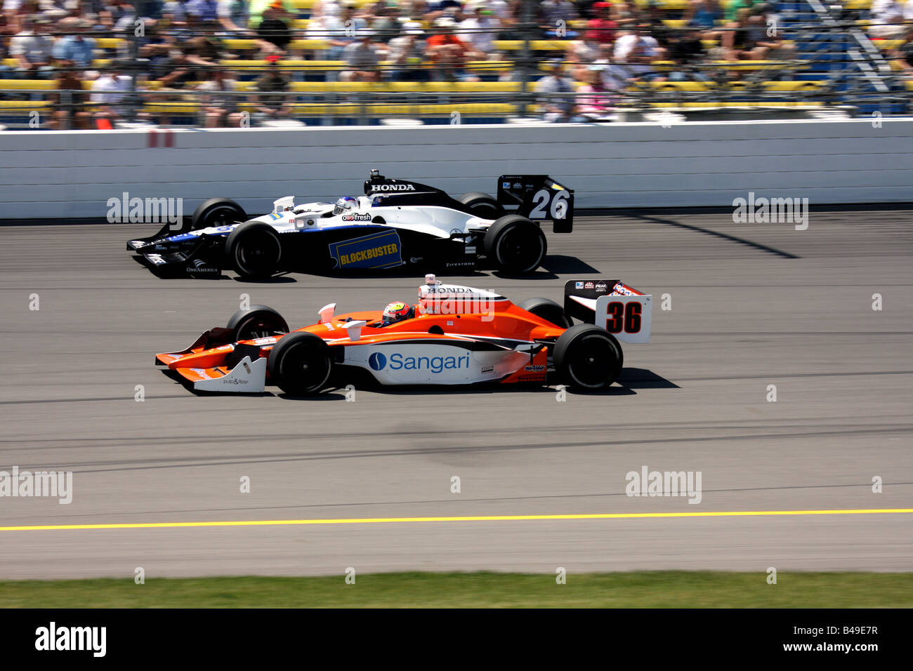 Enrique Bernoldi Marco Andretti Stock Photo - Alamy