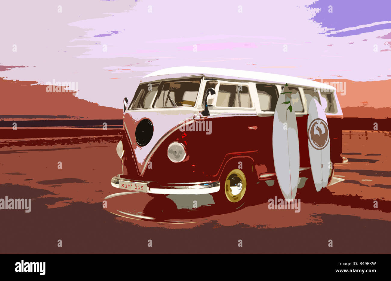 VW Camper Van Stock Photo - Alamy