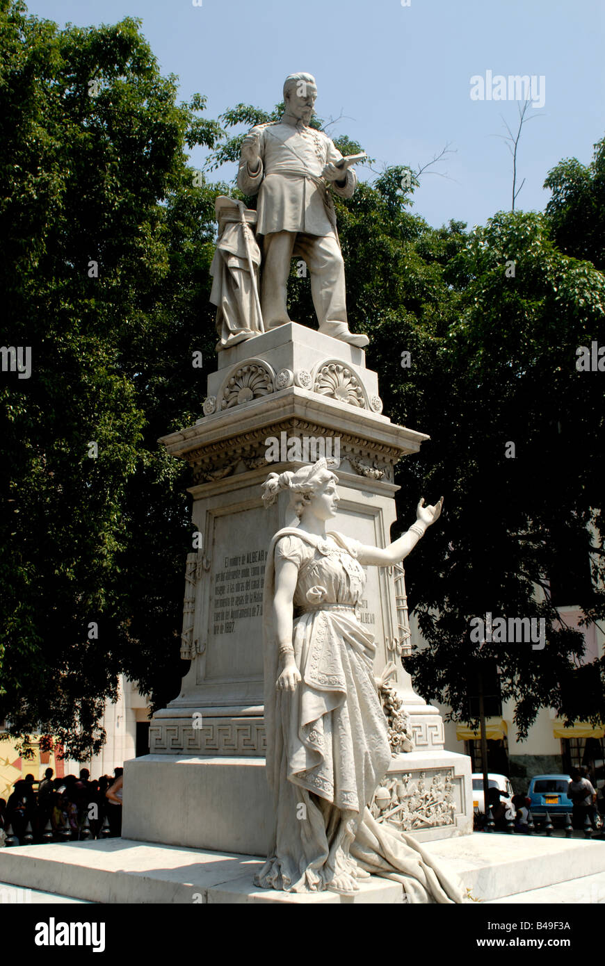Heroe statue Havanna Cuba Stock Photo