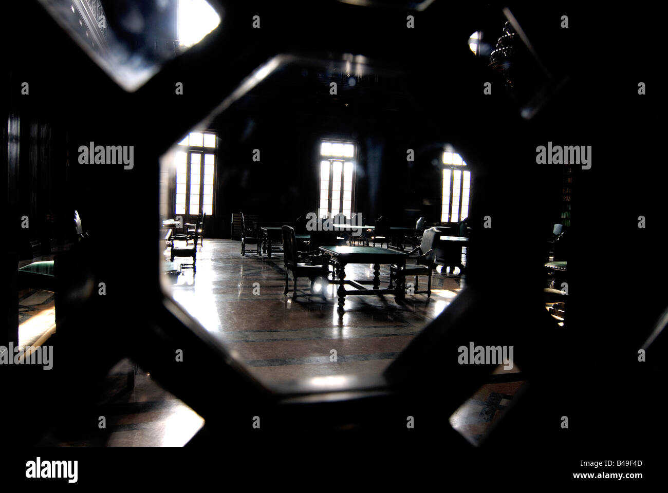 Library of the capitol Havanna Cuba Stock Photo Alamy