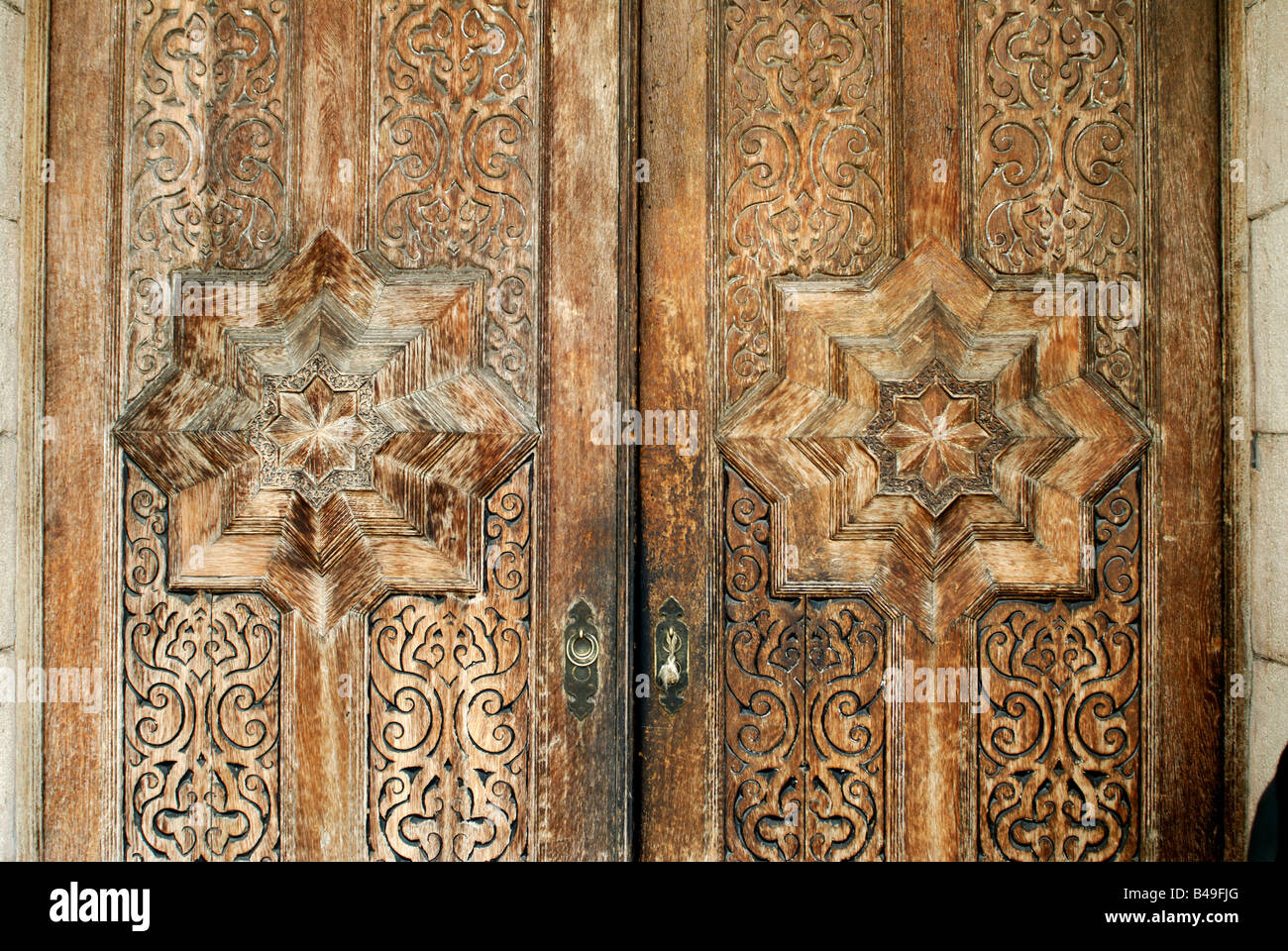 Old wooden door Cairo Egypt Stock Photo Alamy