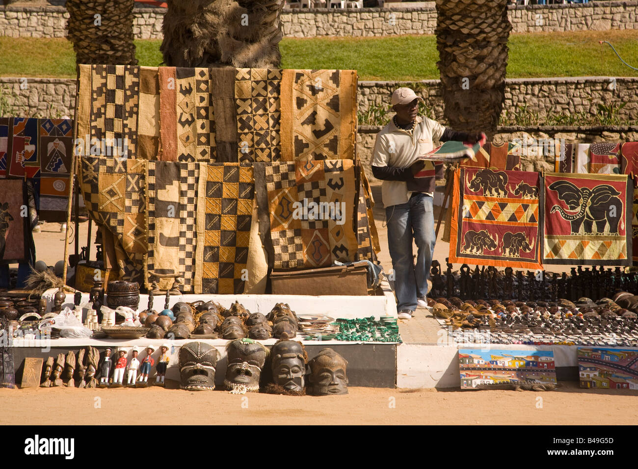Craft Market Swakopmund Namibia Stock Photo 19879257 Alamy
