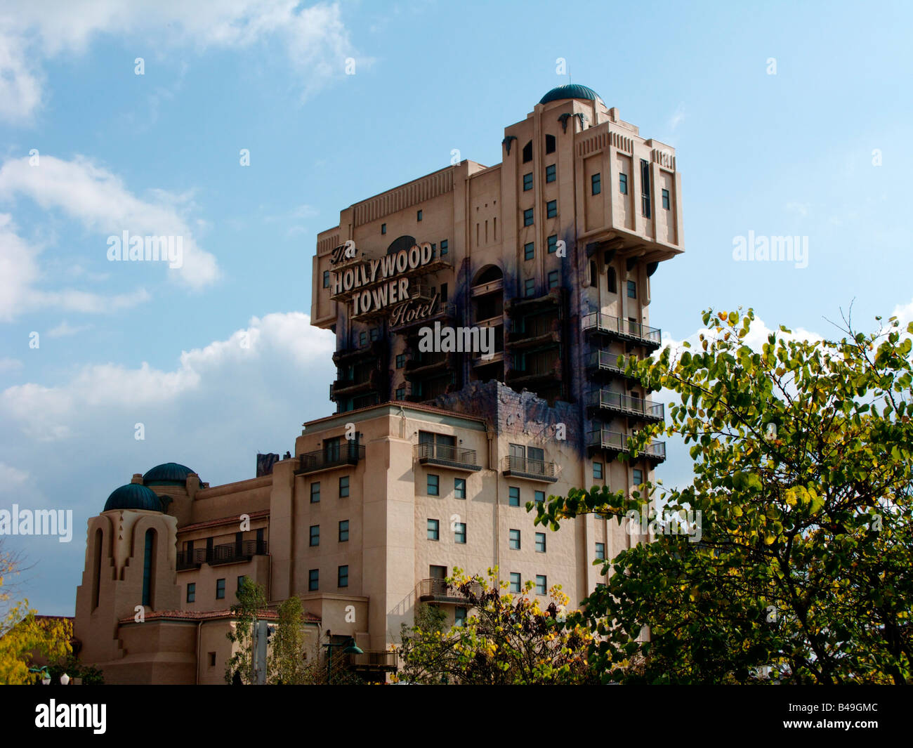Disneyland Resort Paris 2008 Hollywood Tower aka Tower of Terror Walt ...