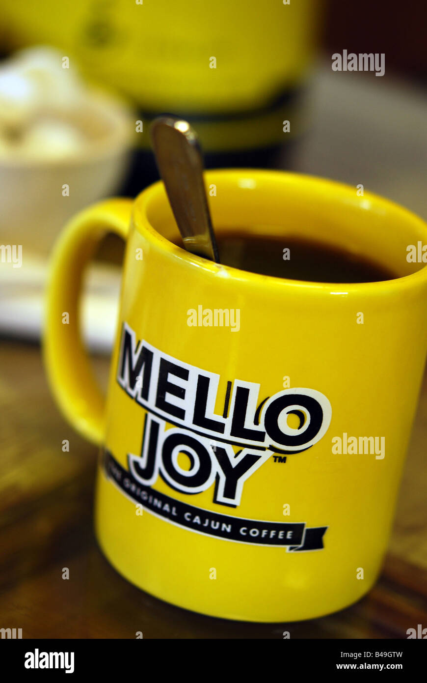 Cup of Mello Joy coffee in Cajun Country, Louisiana Stock Photo Alamy