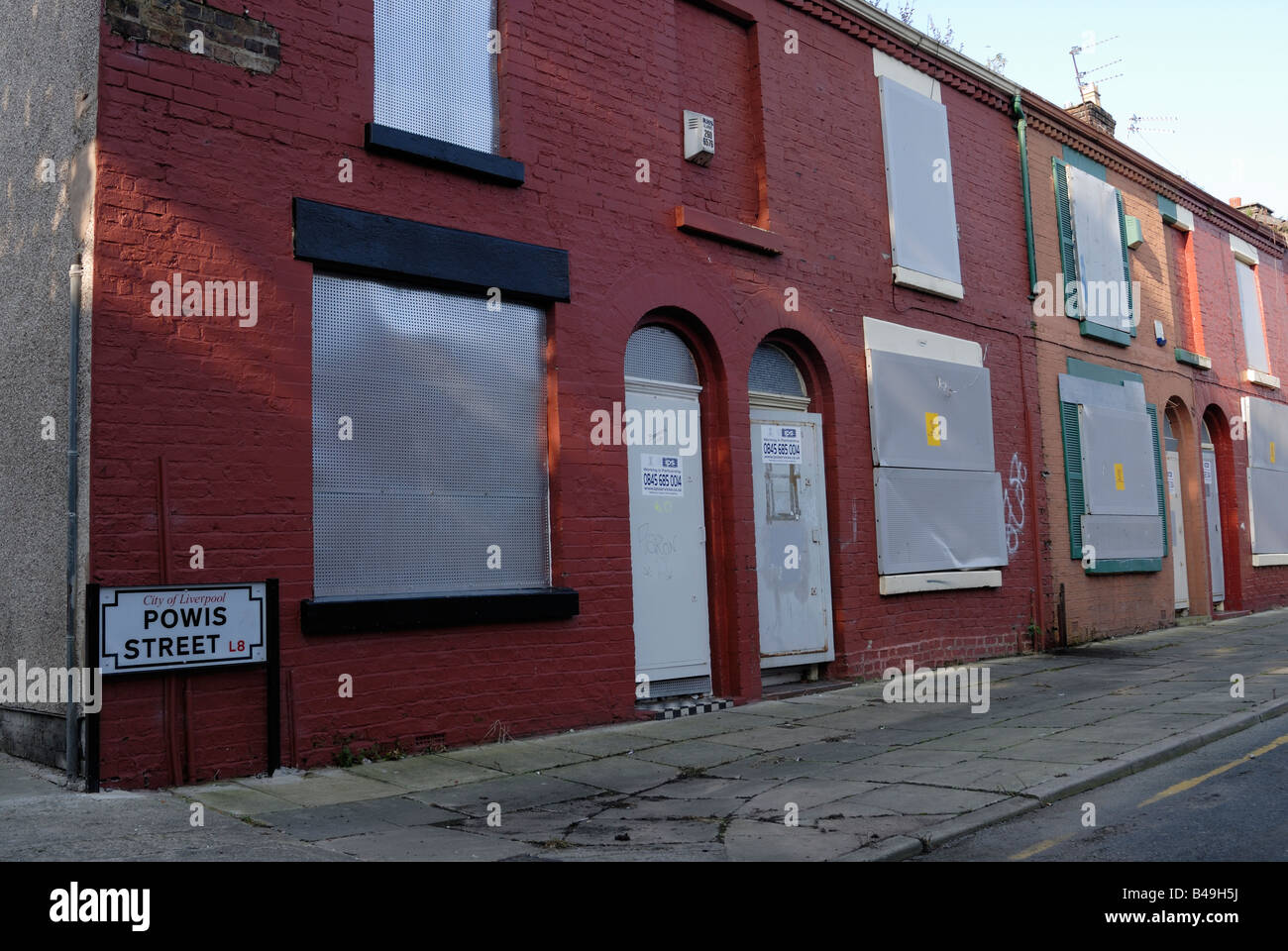 Welsh streets redevelopment hires stock photography and images Alamy