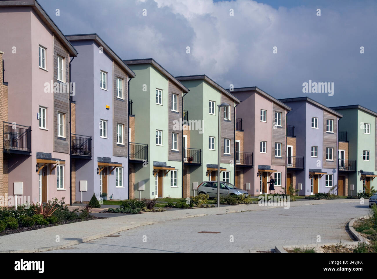Contemporary homes, Lakeview Housing Estate Milton Keynes