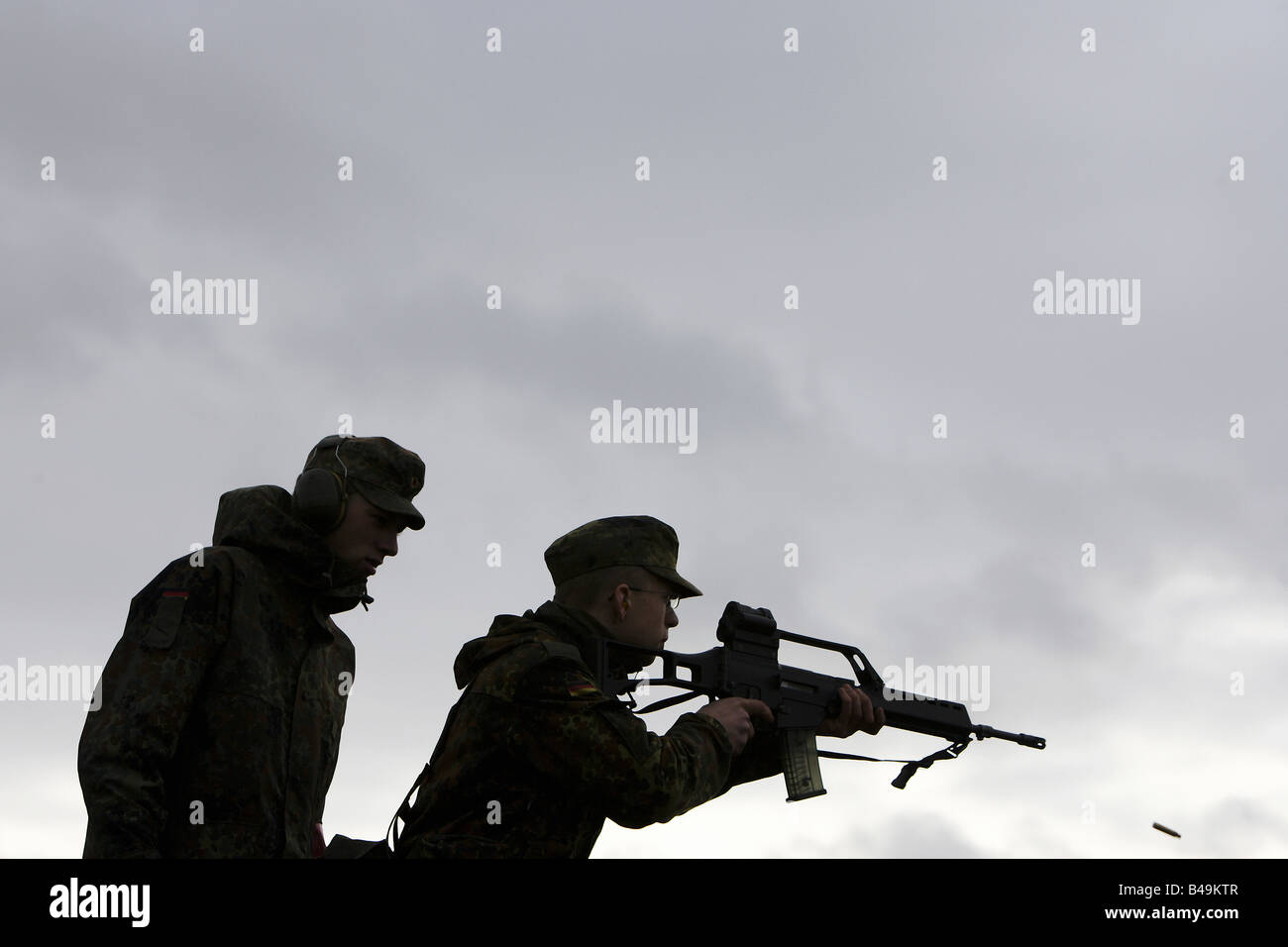 Basic training of Bundeswehr recruits, Strausberg, Germany Stock Photo ...