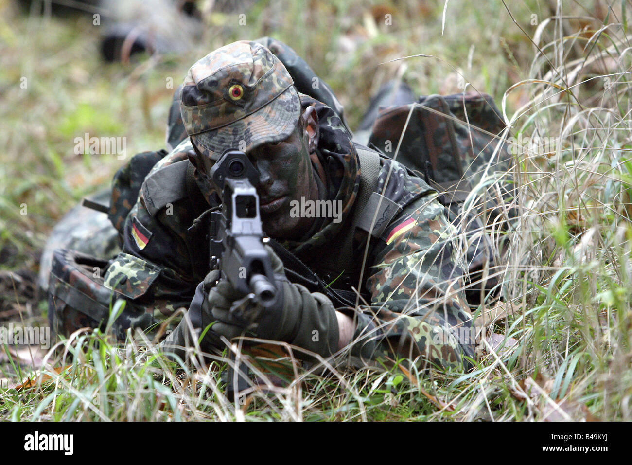 Basic training of Bundeswehr recruits, Strausberg, Germany Stock Photo ...