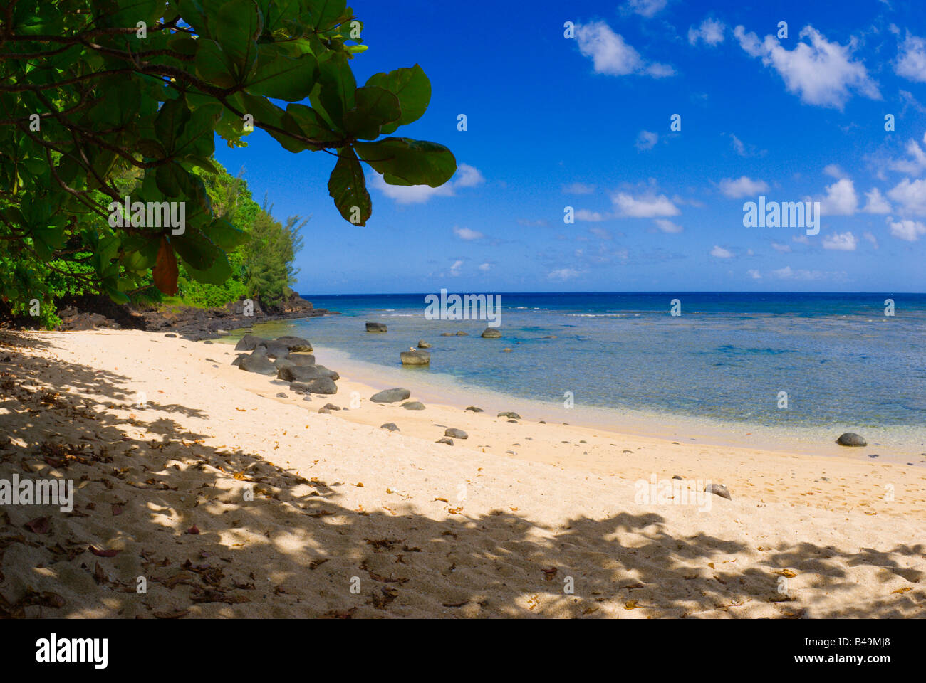 Sea Lodge Beach North Shore Island of Kauai Hawaii Stock Photo Alamy