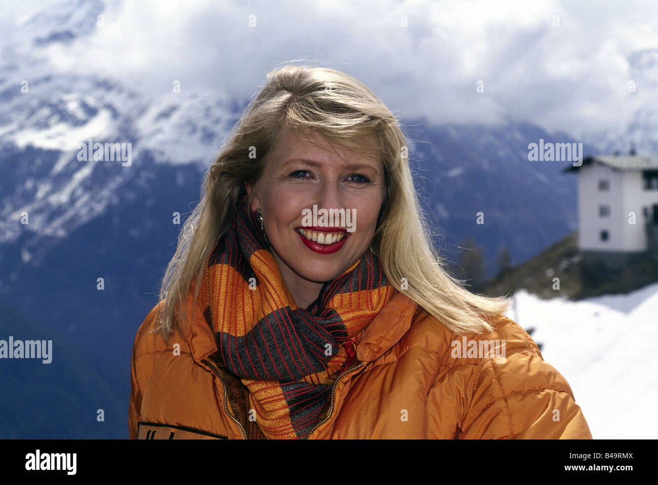Zieser, Petra, * 23.12.1957, German actress, portrait, during shooting