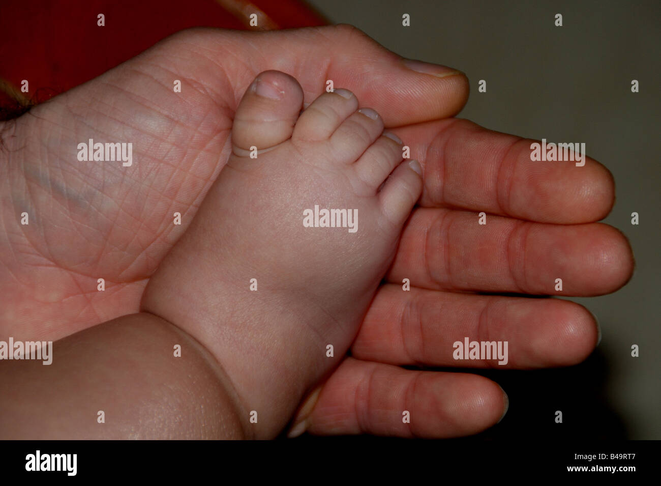 Baby Barefeet Barefoot Barefooted Child Stock Photo Alamy