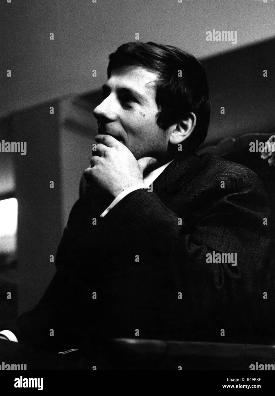 Polanski, Roman, * 18.8.1933, french director and actor, half length, early 1960s, Stock Photo