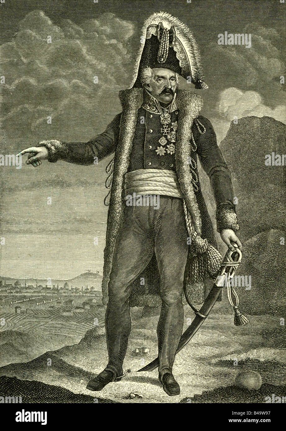 Blücher, Gebhard Leberecht von, 16.12.1742 - , Stock Photo