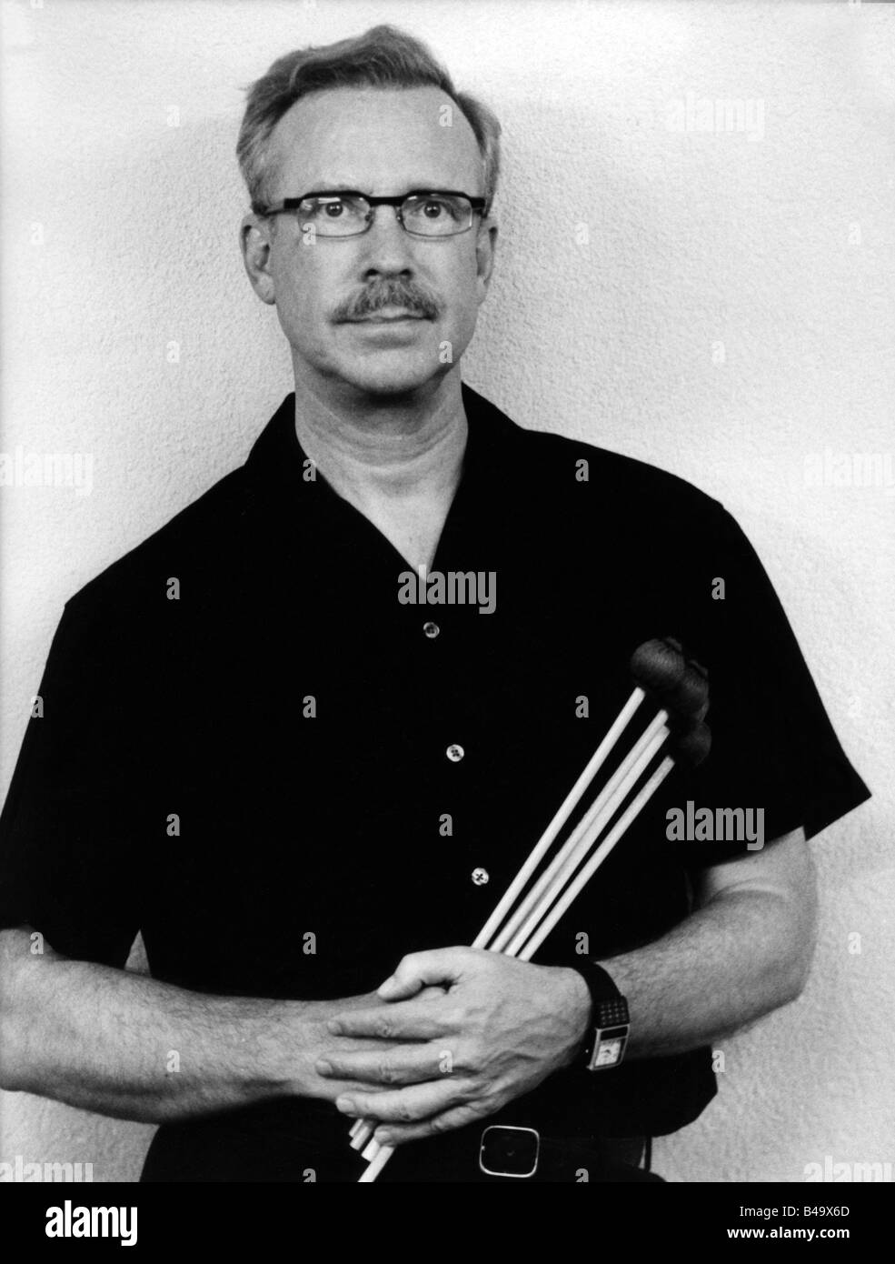Burton, Gary, * 23.1.1943, American musician (Jazz), half length, with bobbins, Montreux Jazz Festival, July 2002, Stock Photo